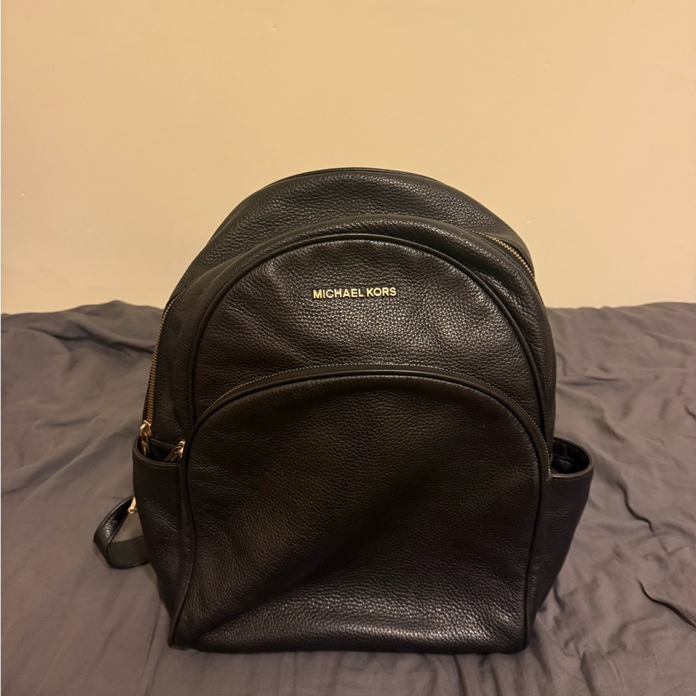 Michael Kors Black Leather Women’s Backpack